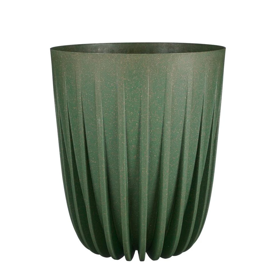 Mica Decorations Lungo Bloempot - H36 X Ø30 Cm - Groen 3 Mica Decorations Lungo Bloempot - H36 X Ø30 Cm - Groen