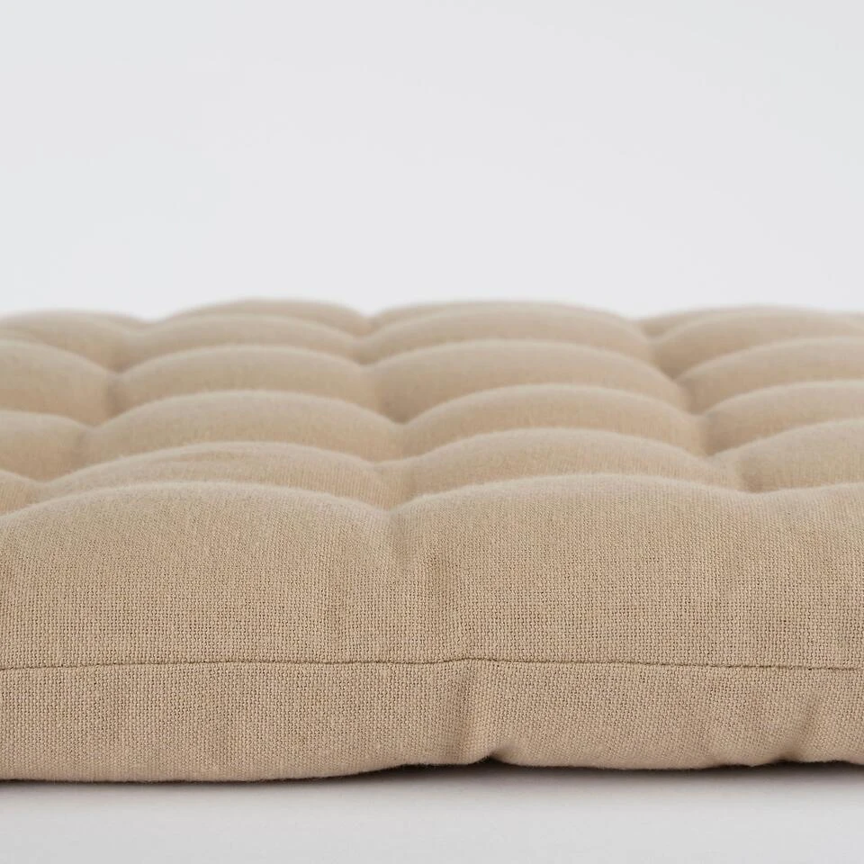 In The Mood Collection Tivoli Stoelkussen - L45 X B45 X H5 Cm - Beige 6 In The Mood Collection Tivoli Stoelkussen - L45 X B45 X H5 Cm - Beige - Afbeelding 4