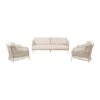 Puccini Stoel-bank Loungeset - 3-delig -Populair Tuinmeubilair 1000080774