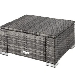 Tectake - Wicker Zitkruk -grijs- 53 X 53 X 26 Cm 8 Tectake - Wicker Zitkruk -grijs- 53 X 53 X 26 Cm -Populair Tuinmeubilair 1000083108 0102