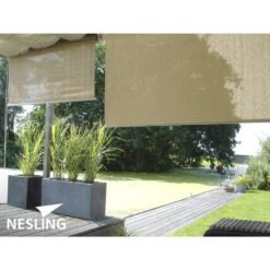 Nesling Rolgordijn Breed 2,48 X 2,4m - Zand -Populair Tuinmeubilair 1000083850 0103