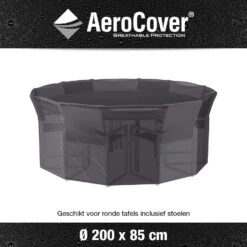 Ronde Tuinsethoes 200x85 Cm. - Aerocover -Populair Tuinmeubilair 1000084832 0101