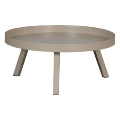 WOOOD Bijzettafel Buiten Sunny - Metaal - Mist - 35x80x80 -Populair Tuinmeubilair 1000086622 0102