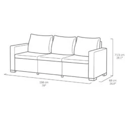 Allibert California ChaiseLongue Loungeset - 3-4 Personen - Grijs 7 Allibert California ChaiseLongue Loungeset - 3-4 Personen - Grijs -Populair Tuinmeubilair 1000087073 0101