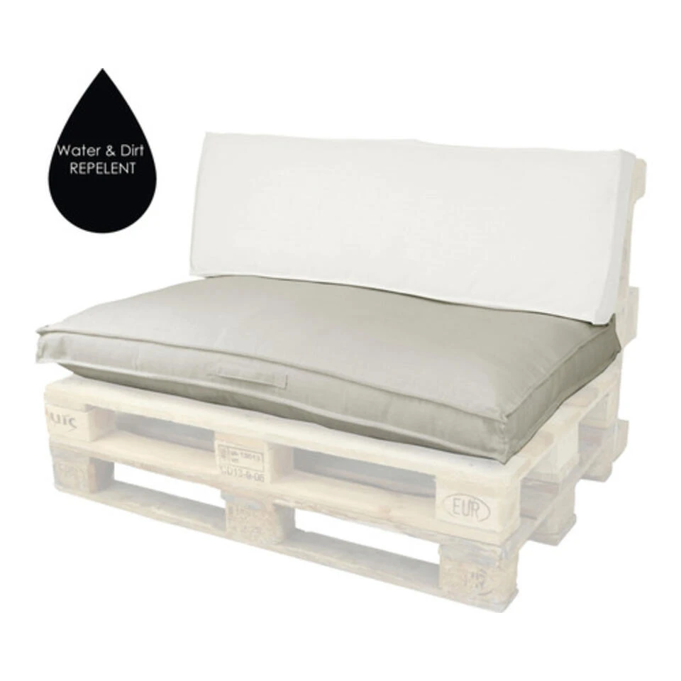 Unique Living Unique Rugkussen Luanda Licht Grijs - 120 X 40 Cm 4 Unique Living Unique Rugkussen Luanda Licht Grijs - 120 X 40 Cm - Afbeelding 2