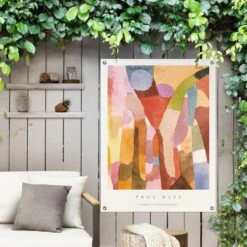 Tuinposter Paul Klee I 80x60 Cm Bont -Populair Tuinmeubilair 1000088378 0101