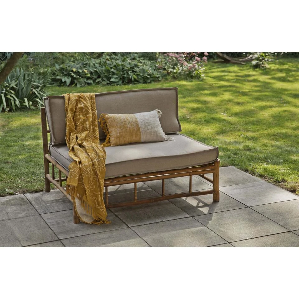 Exotan Ligbank Buiten - Bamboe - Bruin - 70x120x80 4 Exotan Ligbank Buiten - Bamboe - Bruin - 70x120x80 - Afbeelding 2