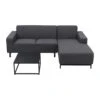 Boavista/Toronto Loungeset - Sooty - 3-delig - Links 2 Boavista/Toronto Loungeset - Sooty - 3-delig - Links -Populair Tuinmeubilair 1000092108