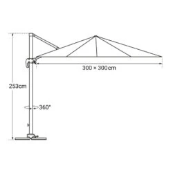 Happy Garden Schaduwzeilen MOLOKAI - Bruin - Aluminium -Populair Tuinmeubilair 1000094918 0104