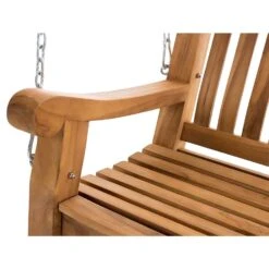 CLP Schommelbank Joyce 120 Cm 9 CLP Schommelbank Joyce 120 Cm -Populair Tuinmeubilair 1000096477 0103