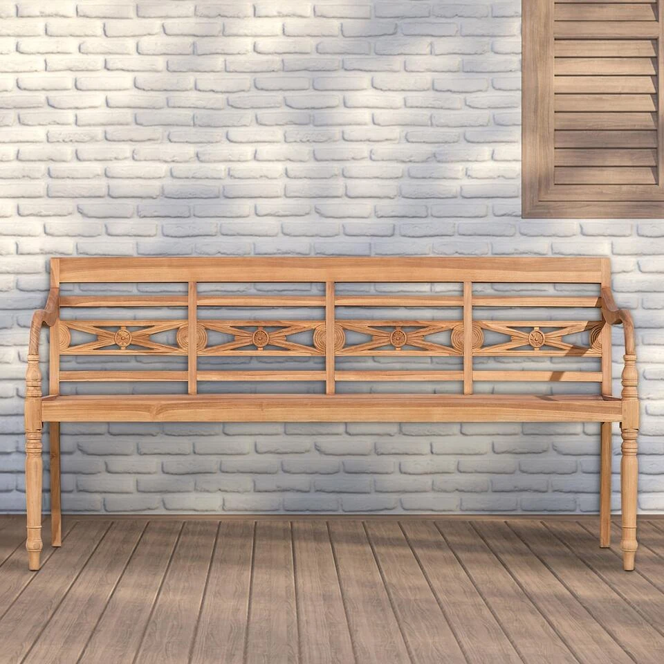 CLP Bank Maryland 170 Cm Teak 5 CLP Bank Maryland 170 Cm Teak - Afbeelding 3