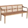 CLP Bank Maryland 170 Cm Teak 1 CLP Bank Maryland 170 Cm Teak -Populair Tuinmeubilair 1000097777
