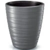 Prosperplast Plantenpot Amazing - Kunststof - Steengrijs - D37 Cm -Populair Tuinmeubilair 1000099198