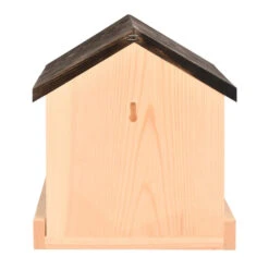 Merkloos Vogelvoederplek - Hout - 23 Cm - Voederhuisje -Populair Tuinmeubilair 1000099438 0102