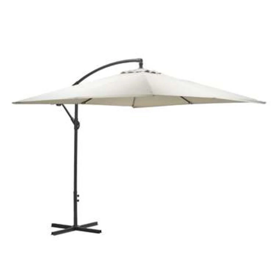Garden Impressions Corfu Parasol 250x250 - Donker Grijs - Zand 3 Garden Impressions Corfu Parasol 250x250 - Donker Grijs - Zand