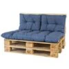 Madison Palletkussen Florance Safier Blauw - 120 X 80cm 1 Madison Palletkussen Florance Safier Blauw - 120 X 80cm -Populair Tuinmeubilair 1427549460