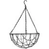 Merkloos Bloempot Hangmand - Zwart - Incl Ophangmateriaal - 35 Cm 1 Merkloos Bloempot Hangmand - Zwart - Incl Ophangmateriaal - 35 Cm -Populair Tuinmeubilair 1515589479