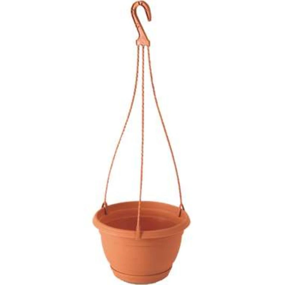 Prosperplast Prosperplats Bloempot Hangend - Terracotta - Kunststof - 24 Cm 3 Prosperplast Prosperplats Bloempot Hangend - Terracotta - Kunststof - 24 Cm