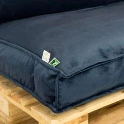 2L Home & Garden Palletkussen Velvet Donkerblauw - 120 X 80cm -Populair Tuinmeubilair 1618102517 0103