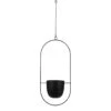 Mica Decorations Dexter Bloempot Hangend Zwart -Populair Tuinmeubilair 1644100018