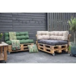2L Home & Garden Palletkussen Metro Grijs - 120 X 80cm -Populair Tuinmeubilair 1659382939 0102