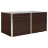 VidaXL Plantenbak Verhoogd 160x80x77 Cm Gegalvaniseerd Staal Bruin 1 VidaXL Plantenbak Verhoogd 160x80x77 Cm Gegalvaniseerd Staal Bruin -Populair Tuinmeubilair 1815321350