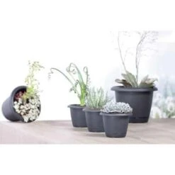 Prosperplast Prosperplats Bloempot - Antraciet - Kunststof - 39 Cm -Populair Tuinmeubilair 1822808635 0101