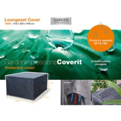 Garden Impressions Loungesethoes 210x200xH70 Cm 5 Garden Impressions Loungesethoes 210x200xH70 Cm -Populair Tuinmeubilair 1825389543 0101
