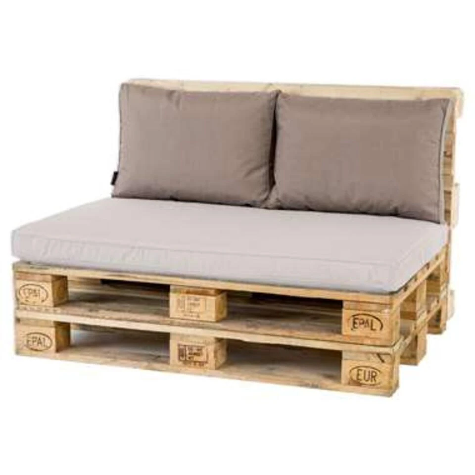 Madison Rugkussen Lounge Panama Taupe - 60 X 40cm 4 Madison Rugkussen Lounge Panama Taupe - 60 X 40cm - Afbeelding 2