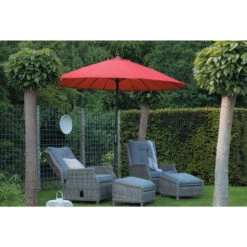 Garden Impressions Parasol Manilla 250 Cm - Donker Grijs 7 Garden Impressions Parasol Manilla 250 Cm - Donker Grijs -Populair Tuinmeubilair 1904677707 0103