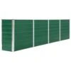 VidaXL Plantenbak Verhoogd 320x40x77 Cm Gegalvaniseerd Staal Groen 1 VidaXL Plantenbak Verhoogd 320x40x77 Cm Gegalvaniseerd Staal Groen -Populair Tuinmeubilair 1926238016
