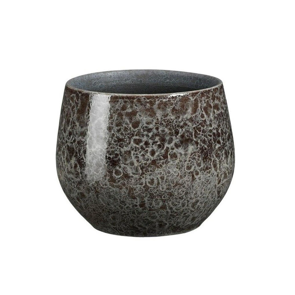 Mica Decorations Plantenpot - Antraciet - D16 X H13 Cm - Binnen 4 Mica Decorations Plantenpot - Antraciet - D16 X H13 Cm - Binnen - Afbeelding 2