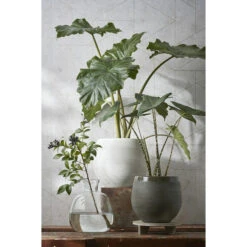 Mica Decorations Plantenpot - Grijs - Keramiek - 26 X 23 Cm -Populair Tuinmeubilair 2c8705c3c92b4dcaae1e9245a19d3025