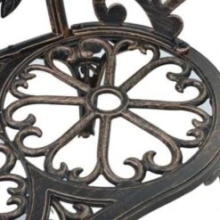 VidaXL Bistrobank 100 Cm Gietaluminium Bronskleurig 8 VidaXL Bistrobank 100 Cm Gietaluminium Bronskleurig -Populair Tuinmeubilair 344e8239dc7049d48d96243e44480a10