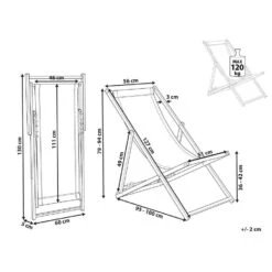 Beliani Tuinligstoel LOCRI II - Blauw Synthetisch Materiaal, Aluminium -Populair Tuinmeubilair 395e1432890d46a79e3722d7f0254dbd