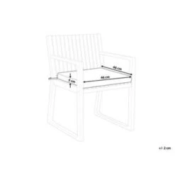 Beliani Zitkussen SASSARI - Groen Polyester -Populair Tuinmeubilair 3ebcc74cac6148deb0508e6d11e84b1c