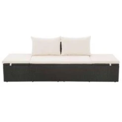 VidaXL Tuinbed 195x60 Cm Poly Rattan Zwart 7 VidaXL Tuinbed 195x60 Cm Poly Rattan Zwart -Populair Tuinmeubilair 4db7ce881efc4a11a2e691576333c2b5