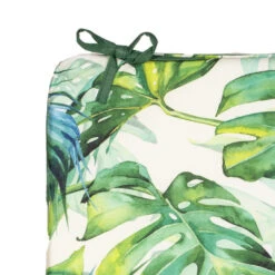 Anna's Collection Stoelkussen Monstera - Wit/groen - 40 X 40 Cm -Populair Tuinmeubilair 4dfa13ebdc5d4a1f9821487c801815cd