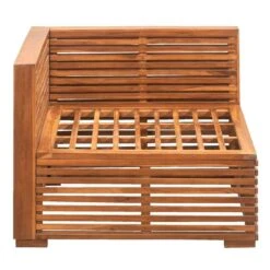 Le Sud Hoek Fauteuil Cèvennes - Bruin - 81x81x60 Cm -Populair Tuinmeubilair 50104001 8000