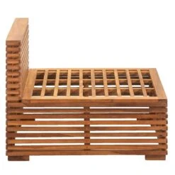 Le Sud Midden Fauteuil Cèvennes - Bruin - 81x73x60 Cm -Populair Tuinmeubilair 50104002 8000