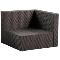 Le Sud Hoekfauteuil Dordogne - Antraciet - 84x84x66 Cm -Populair Tuinmeubilair 50105182 0304