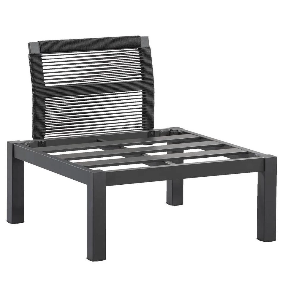 Le Sud Loungestoel Middenelement Ardeche - Grijs - 78x72x66 Cm 4 Le Sud Loungestoel Middenelement Ardeche - Grijs - 78x72x66 Cm - Afbeelding 2