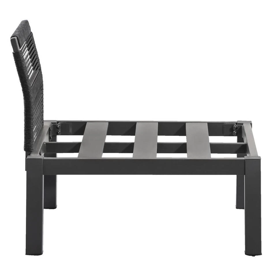 Le Sud Loungestoel Middenelement Ardeche - Grijs - 78x72x66 Cm 6 Le Sud Loungestoel Middenelement Ardeche - Grijs - 78x72x66 Cm - Afbeelding 4