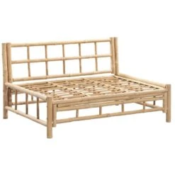 Palletbank Tarifa Bamboe - Naturel - 120x85x66 Cm -Populair Tuinmeubilair 50205502 0300