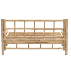 Palletbank Tarifa Bamboe - Naturel - 120x85x66 Cm -Populair Tuinmeubilair 50205502 0900