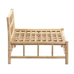 Palletbank Tarifa Bamboe - Naturel - 120x85x66 Cm -Populair Tuinmeubilair 50205502 8000