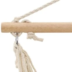 VidaXL Hangstoel Opvouwbaar Crème -Populair Tuinmeubilair 522ec3613f394b908b9bb50548816f53