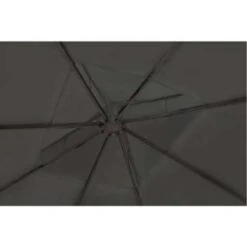 VidaXL Prieel Met Dak 3x3 M Donkergrijs -Populair Tuinmeubilair 52f50c1b04e34e85b35e3c5028fb8678