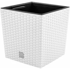 Prosperplast Plantenbak Rato - Wit - Rotan - Kunststof - 32 Cm 8 Prosperplast Plantenbak Rato - Wit - Rotan - Kunststof - 32 Cm -Populair Tuinmeubilair 5441df2d5f384f2599bffaf1115d9989
