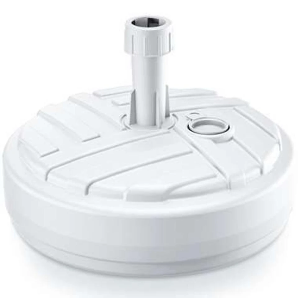 Prosperplast Parasolvoet - Rond - Rotan - Wit - 10 L - 39 Cm 4 Prosperplast Parasolvoet - Rond - Rotan - Wit - 10 L - 39 Cm - Afbeelding 2